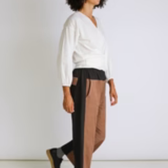 Paige Wrap Top, White Poplin - Picture 6 of 6